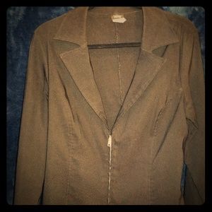 Black Juniors zip-up Blazer, size XL